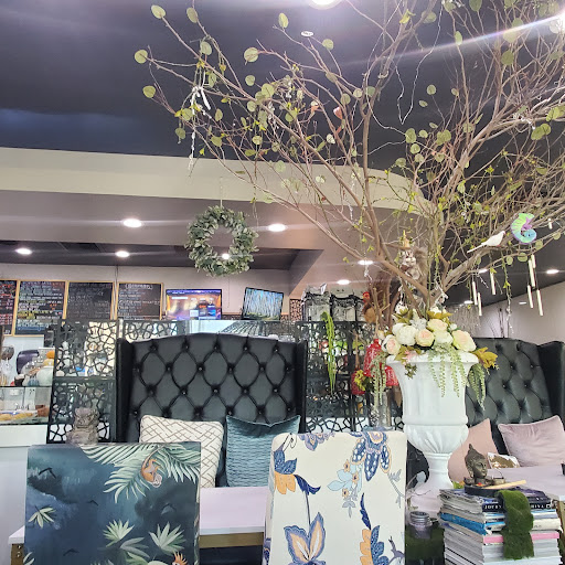 Eclectic interior of D' Coffee Bouteaque