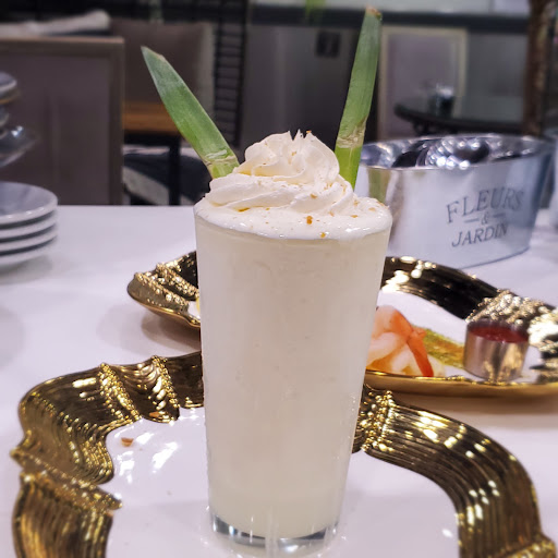 Signature whipped-cream specialty drink